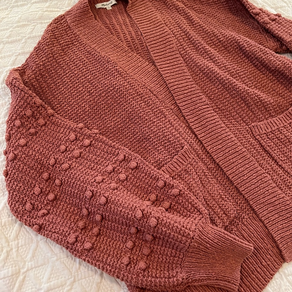 Madewell bubble stitch cardigan